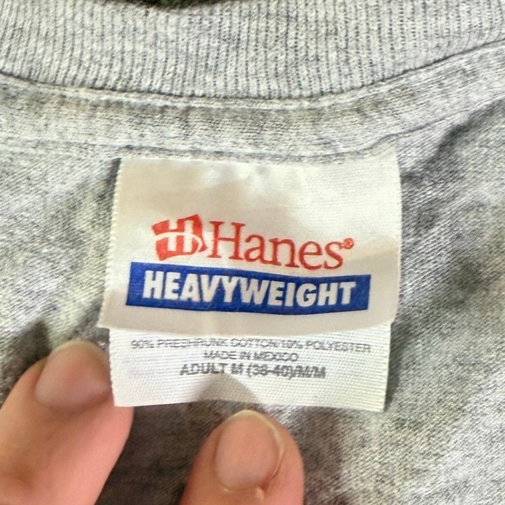 VTG Ohio State Buckeyes Gray Hanes Heavyweight T Shirt Adult M - Picture 5 of 11
